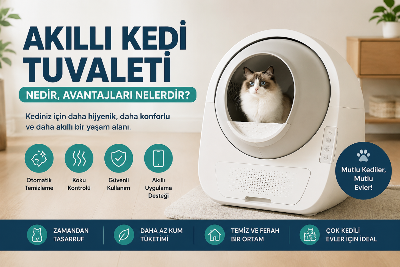 Akıllı Kedi Tuvaleti Nedir? Avantajları ve En İyi Seçim Rehberi (2026)