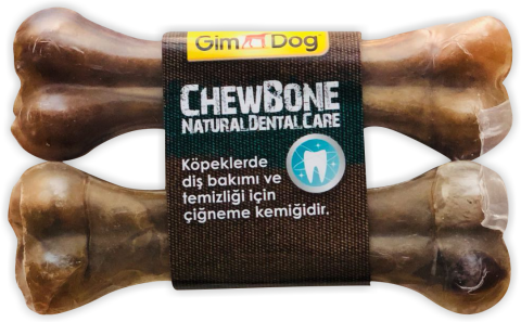 GimDog Mordimi Press Kemik 5,5'' - 14cm - 2li Naturel