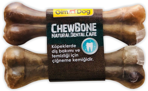 GimDog Mordimi Press Kemik 5,5'' - 14cm - 2li Naturel
