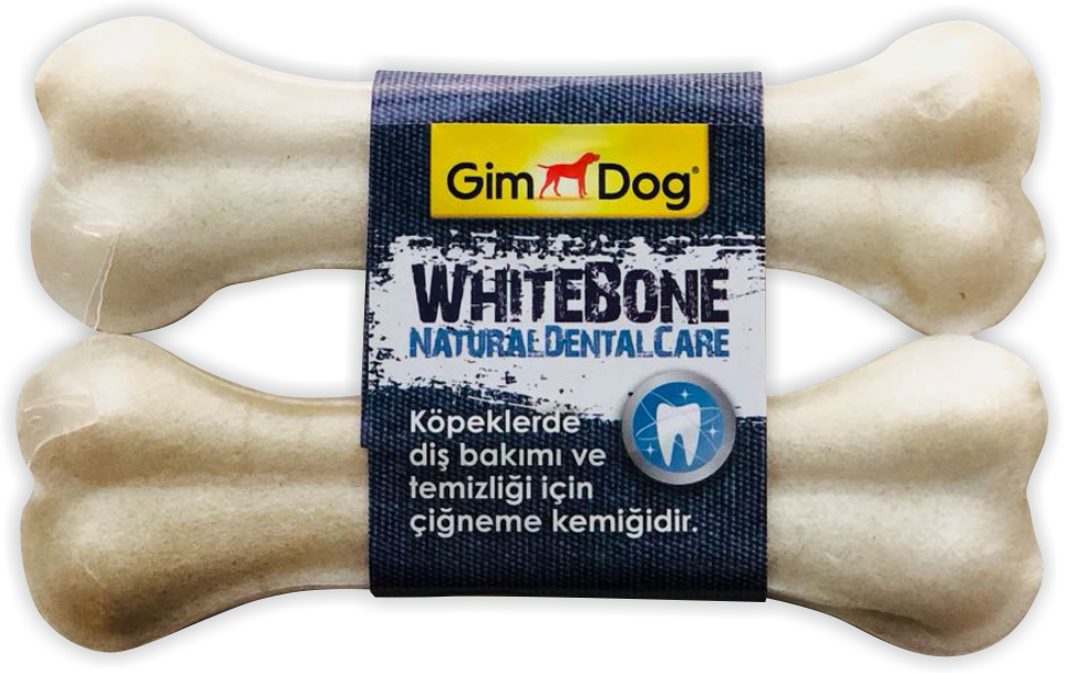 GimDog Mordimi Press Kemik 5.5'' 2li White