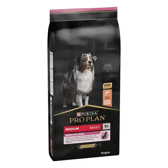 Pro Plan Adult Sensitive Skin Somonlu Medium Köpek Maması 10 kg