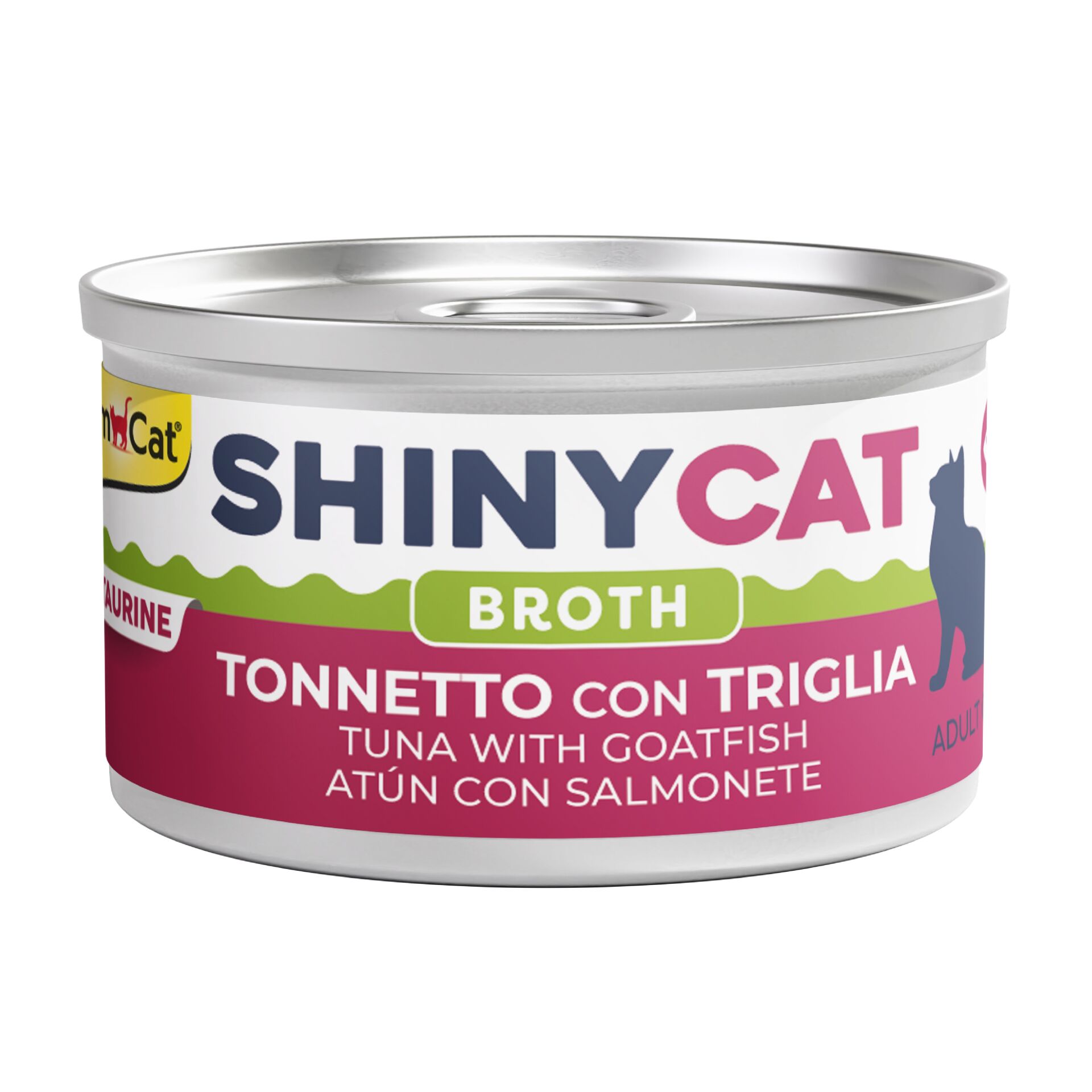 Shinycat Broth (Sos içinde) Tuna with Goatfish (Barbun Balıklı Ton Balığı) Konserve Kedi Maması 70 gr
