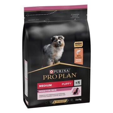 Proplan Puppy Medium Sensitive Skin Somonlu Köpek Maması 3 kg
