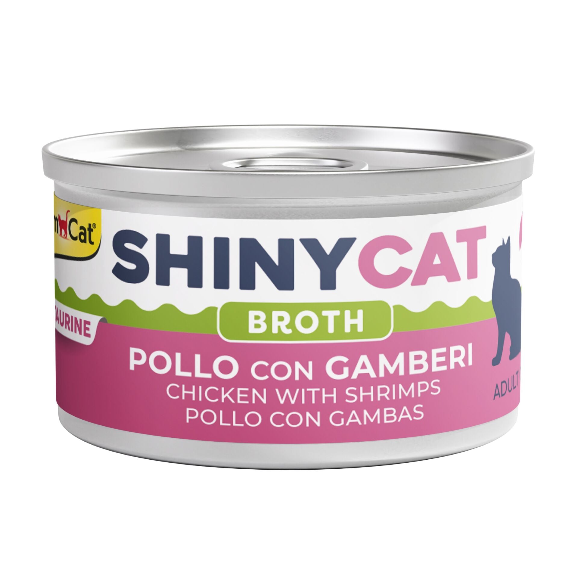 Shinycat Broth (Sos içinde) Chicken with Shrimps (Karidesli Tavuk) Konserve Kedi Maması 70 gr