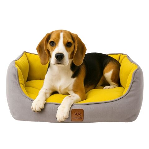 Coco Summer, Yazlık Kumaşlı, Ultra Yumuşak, Kaydırmaz Tabanlı, Yıkanabilir Kedi ve Köpek Yatağı