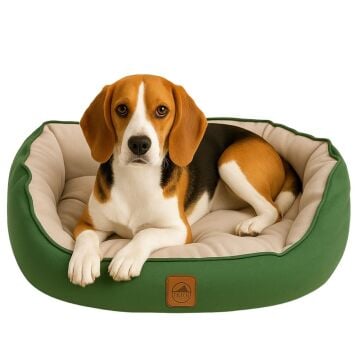 Coco Summer, Yazlık Kumaşlı, Ultra Yumuşak, Kaydırmaz Tabanlı, Yıkanabilir Kedi ve Köpek Yatağı Sarı - 52*62*18