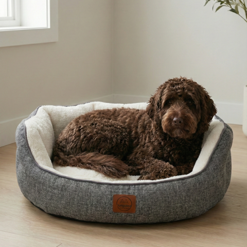 Coco, Çift Taraflı Minderli ,Ultra Yumuşak, Kaydırmaz Tabanlı, Yıkanabilir Kedi ve Köpek Yatağı