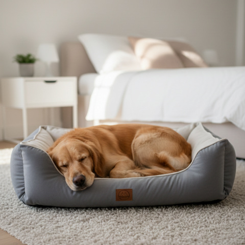 Lucy, Çift Taraflı Minderli, Ultra Yumuşak, Kaydırmaz Tabanlı, Yıkanabilir Kedi ve Köpek Yatağı