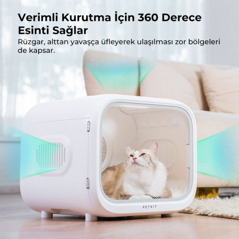 Petkit Akıllı Evcil Hayvan Kurutma Makinesi