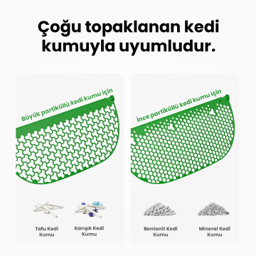 PETKIT Geniş Delikli Manyetik Kum Temizleyici P99022
