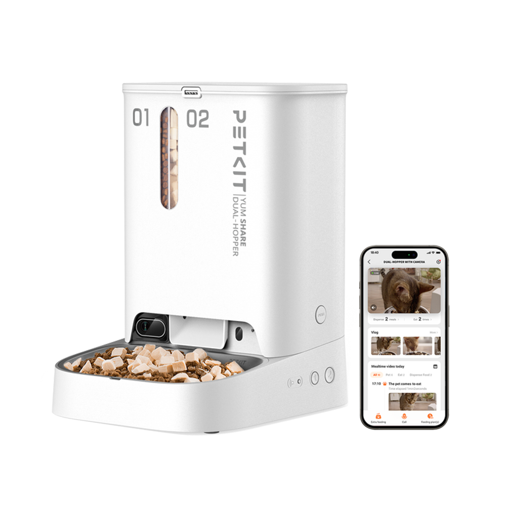 Petkit Yumshare Kameralı Çift Hazneli Akıllı Mama Kabı