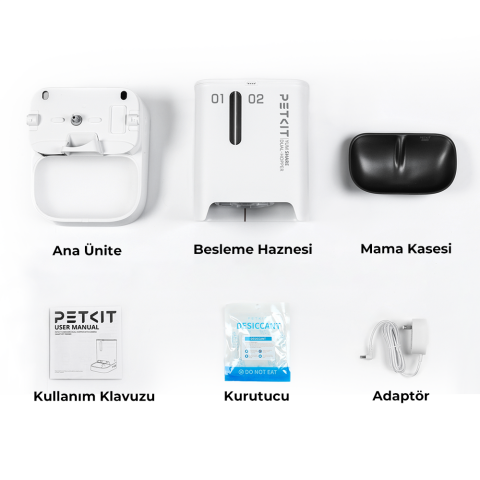 PETKIT Yumshare Kameralı Çift Hazneli Akıllı Mama Kabı