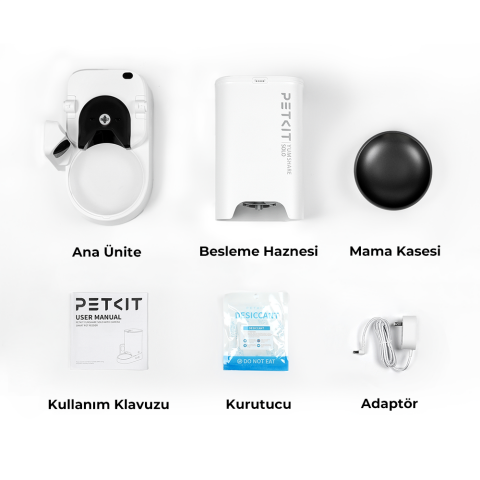 Petkit Yumshare Solo Kameralı Akıllı Mama Kabı