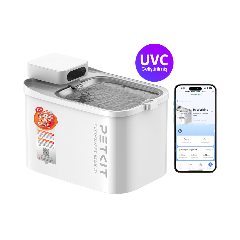 PETKIT EverSweet Max 2 (UVC) Akıllı Su Pınarı