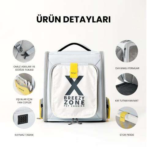 Petkit Breezy x Zone Evcil Hayvan Çantası
