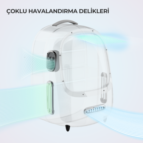 PETKIT Breezy 2 Evcil Hayvan Çantası Beyaz