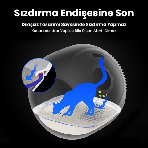 Petkit Purobot Ultra Akıllı Kedi Tuvalet Pedi