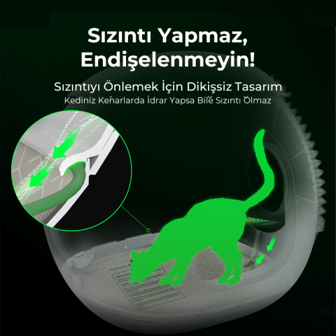 Petkit Akıllı Kedi Tuvalet Pedi