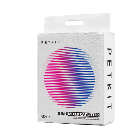 PETKIT 5’i 1 Arada Aktif Karbonlu Kedi Kumu 3,6 kg