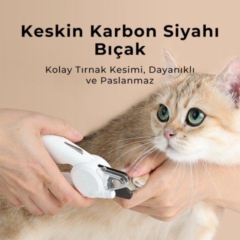 Petkit Ledli Kedi Tırnak Makası Pro