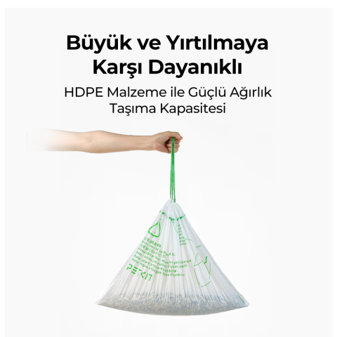 Petkit Akıllı Kedi Tuvaleti Dayanıklı Çöp Poşeti