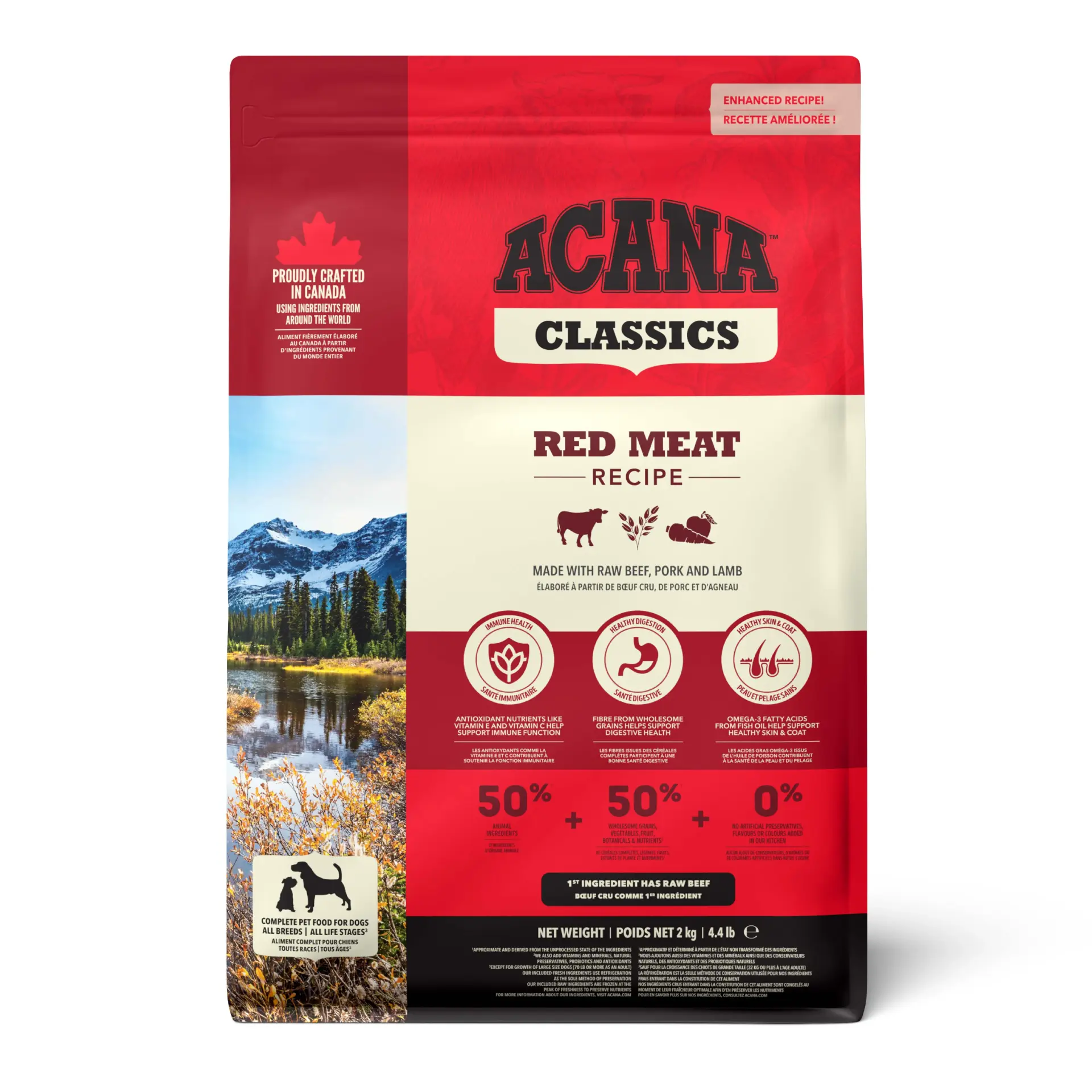 ACANA Classics - Red Meat Köpek Maması 2 kg - Tüm ırk ve yaşam evreleri için