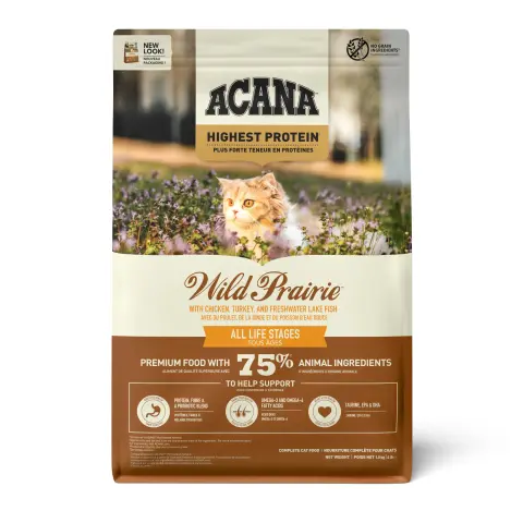 ACANA Wild Prairie Highest Protein (Yüksek Protein) Kedi Maması 1,8kg - Tüm ırk ve yaşam evreleri için