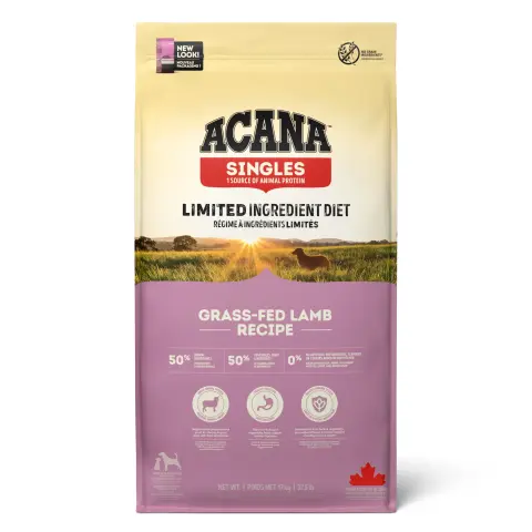 ACANA Singles - Grass-Fed Lamb Köpek Maması 17kg - Tüm ırk ve yaşam evreleri için