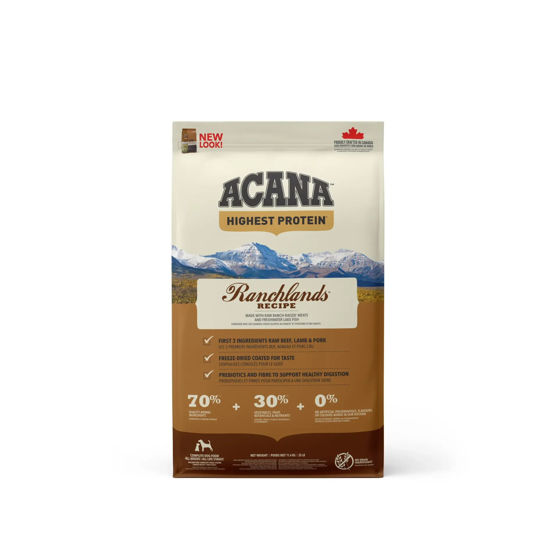 ACANA Highest Protein (Yüksek Protein) Ranchlands Köpek Maması 11,4kg - Tüm ırk ve yaşam evreleri için