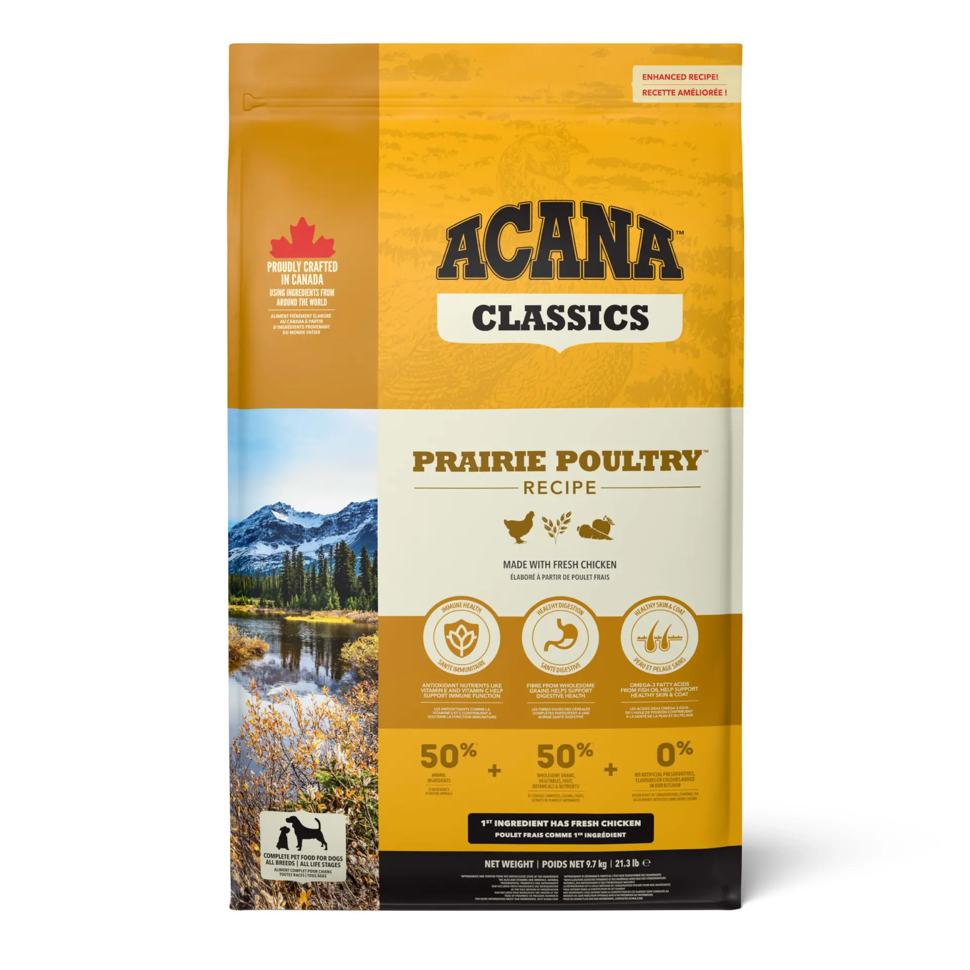 ACANA Classics - Prairie Poultry Köpek Maması 9,7 kg - Tüm ırk ve yaşam evreleri için