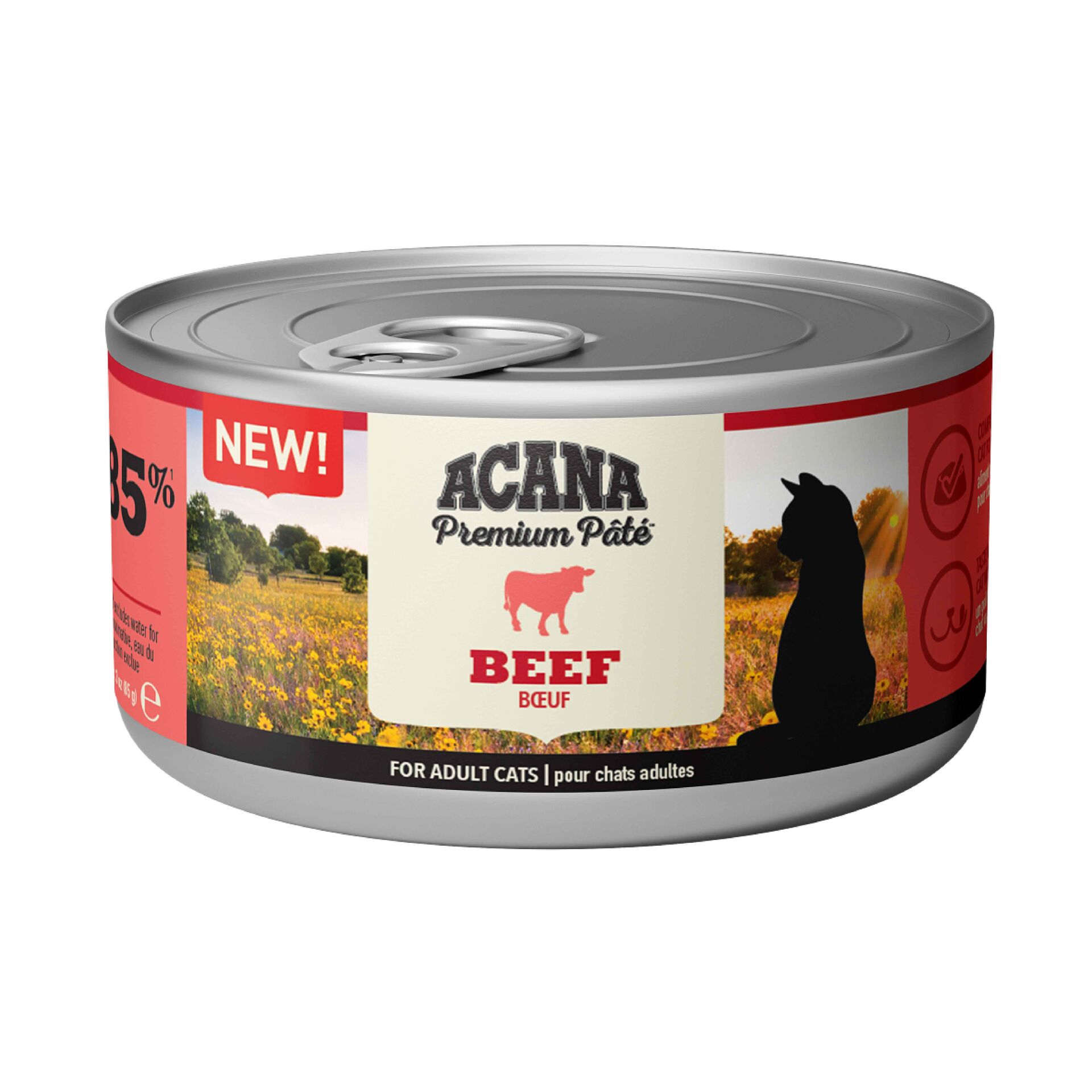 Acana Premium Pate (Ezme) Sığır Etli Kedi Konservesi 85 Gr