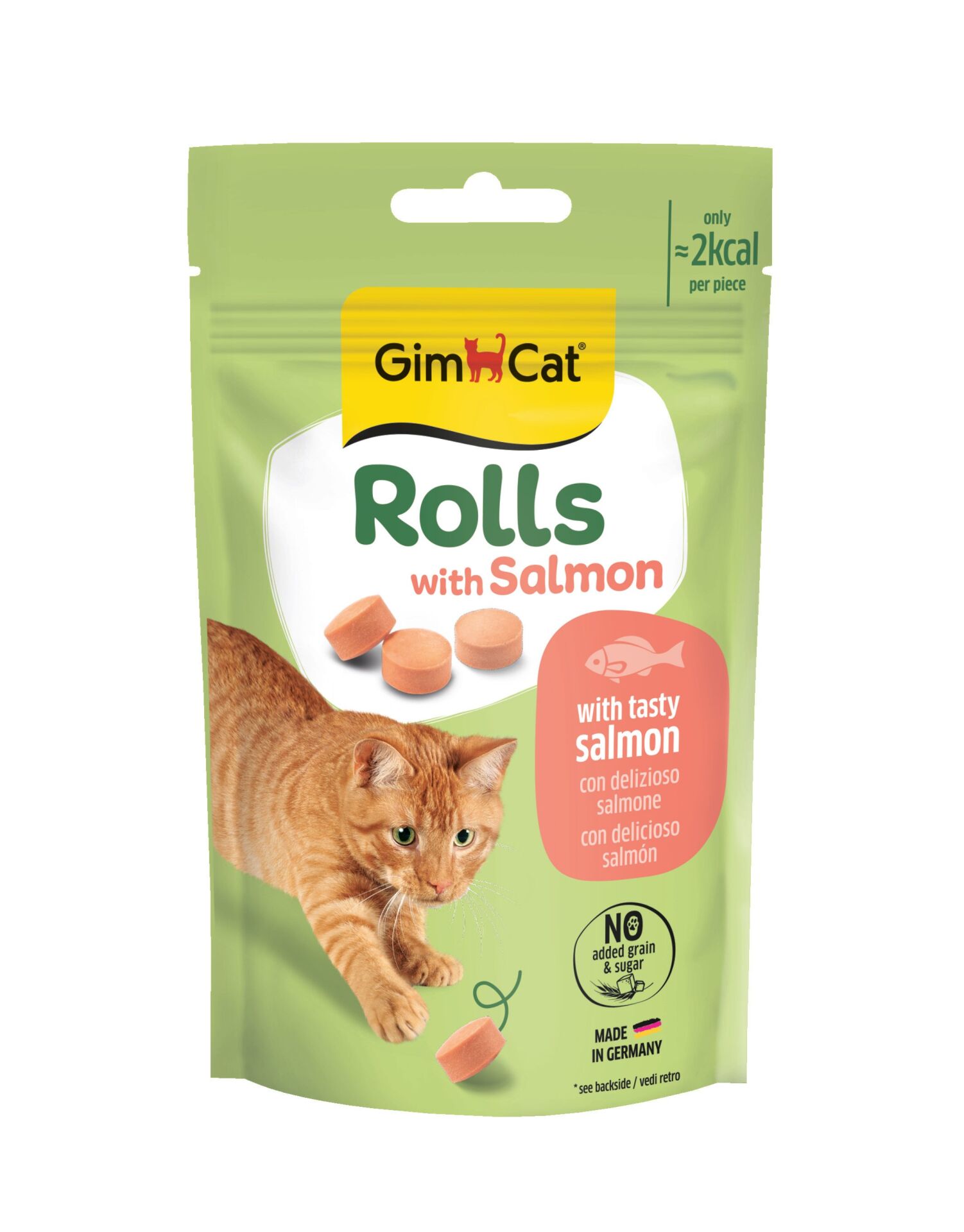 Gimcat Rolls with Salmon (Somonlu) Kedi Ödül Tableti 50 gr
