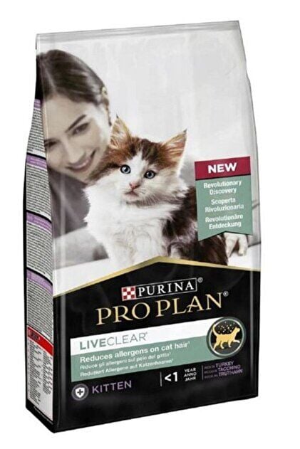 Pro Plan Kitten Liveclear Hindili Kedi Maması 1,4 kg