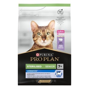 Pro Plan Sterilised 7+ Hindili Sterilised Yaşlı Kedi Maması 3 Kg