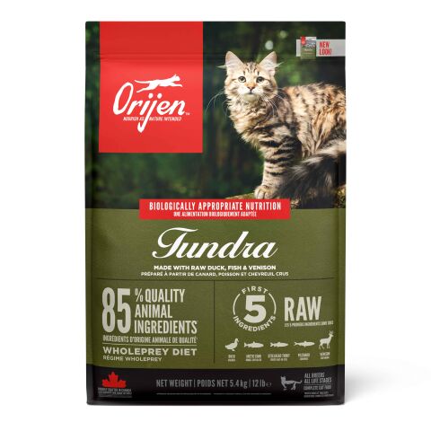 ORIJEN Tundra Kedi Maması 5,4kg - Tüm ırk ve yaşam evreleri için