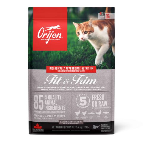 Orijen Fit & Trim Kedi Maması 5,4kg - Fazla kilolu kediler için