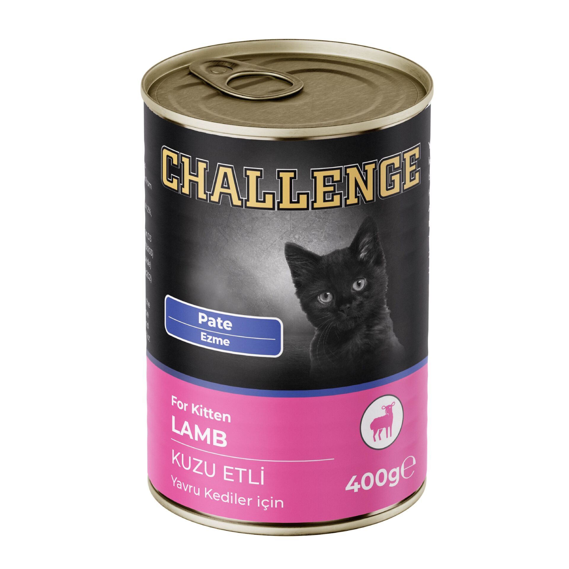 Challenge Pate Kuzu Etli Yavru Kedi Konservesi 400 gr